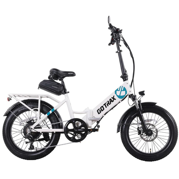 GOTRAX F2 Folding Electric Bike for Adults, 500W/48V 10.4Ah/20mph/20" x 3" Fat Tire E-Mountain Bike with LCD Display UL2849