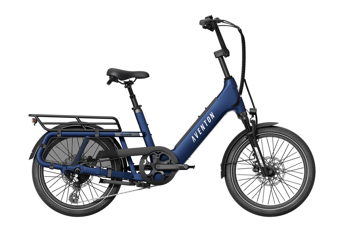 Aventon Abound SR Cargo Ebike - Cobalt - product photo