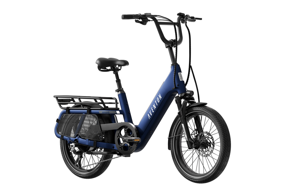 Aventon Abound SR Cargo Ebike - Cobalt - product photo