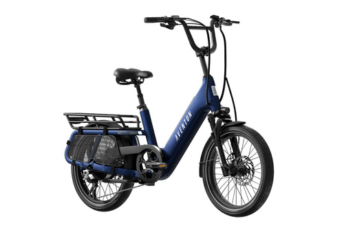 Aventon Abound SR Cargo Ebike - Cobalt - product photo