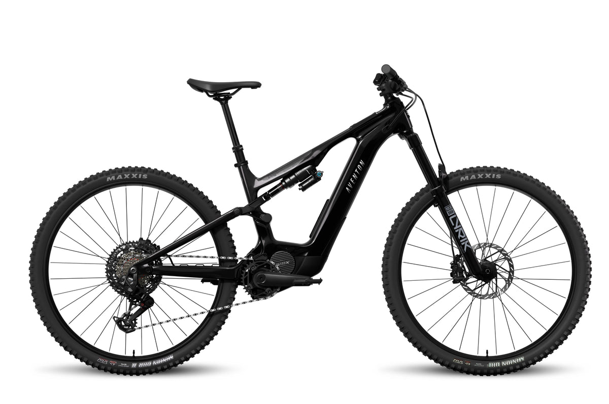 Aventon Current EXP E-MTB Mountain Ebike - Midnight Black - product photo