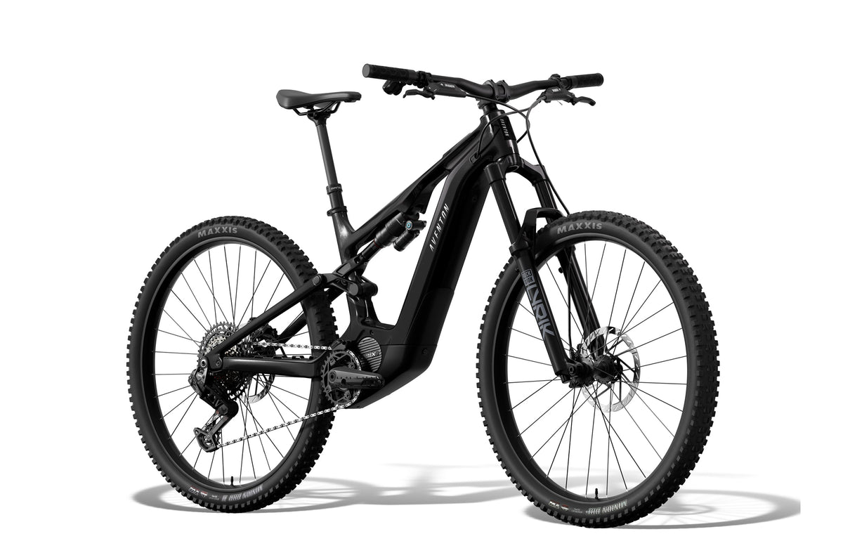 Aventon Current EXP E-MTB Mountain Ebike - Midnight Black - product photo