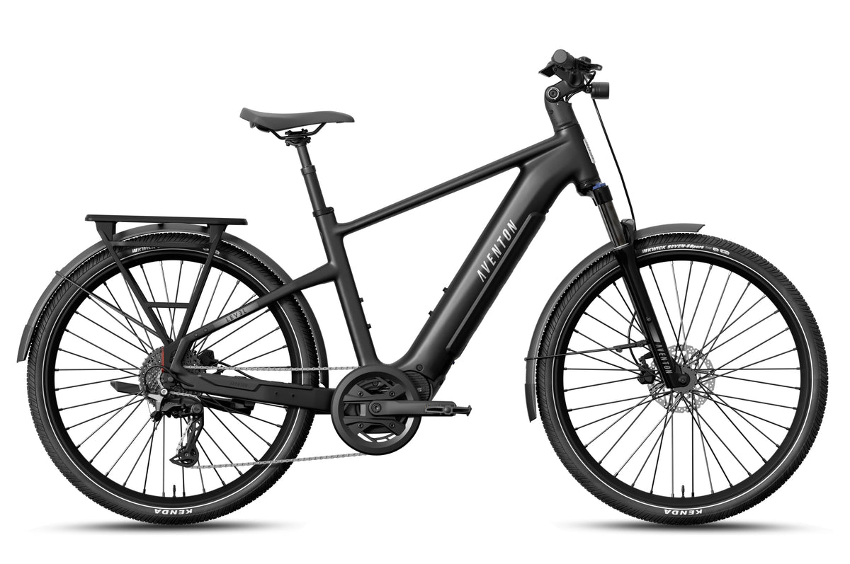 Aventon Level 4 ADV - Matte Black - product photo