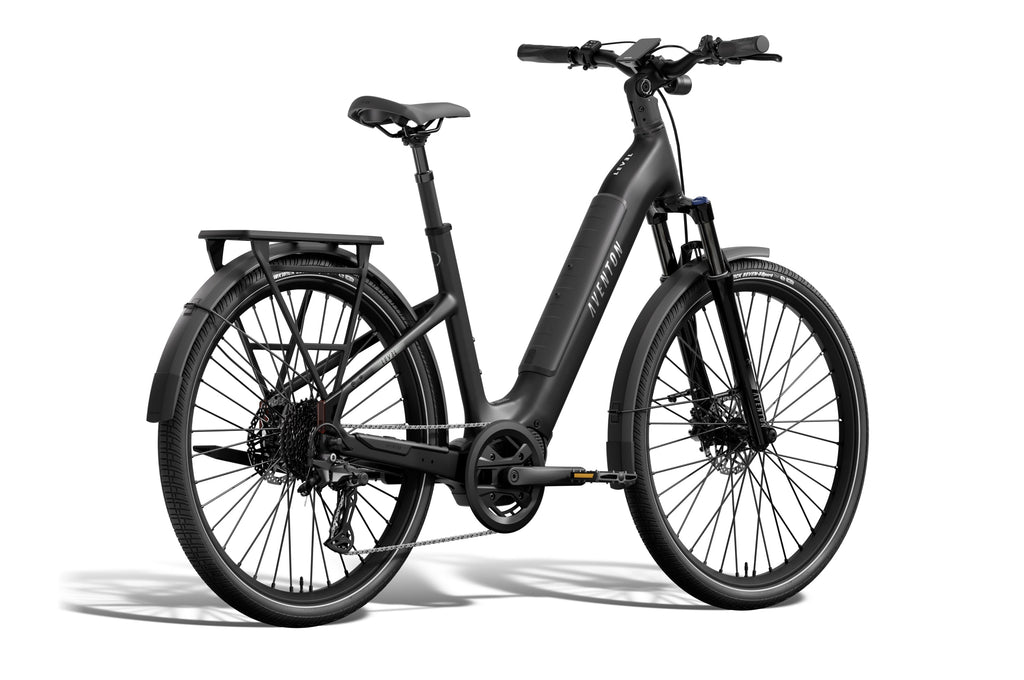 Aventon Level 4 ADV Step-Through Ebike - Matte Black - product photo