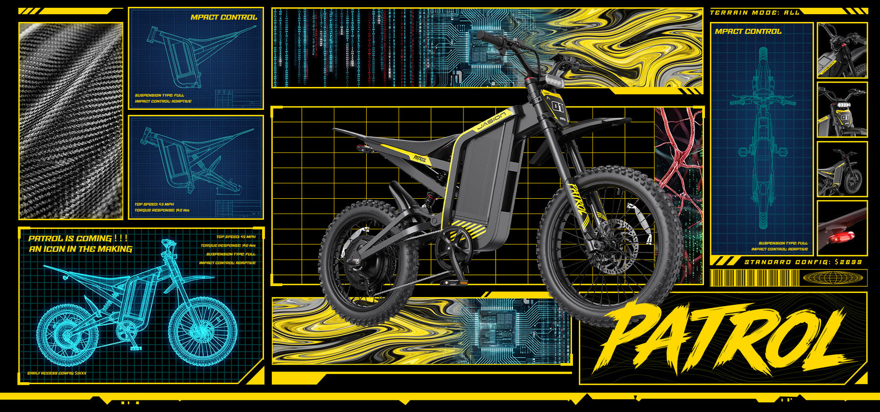 Jasion Patrol Electric Dirt Ebike