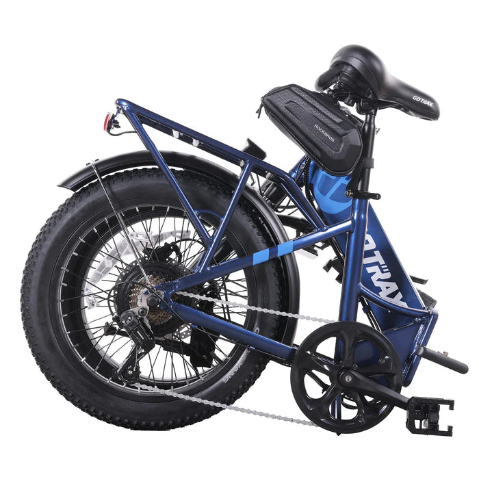 GOTRAX F2 Folding Electric Bike for Adults, 500W/48V 10.4Ah/20mph/20" x 3" Fat Tire E-Mountain Bike with LCD Display UL2849
