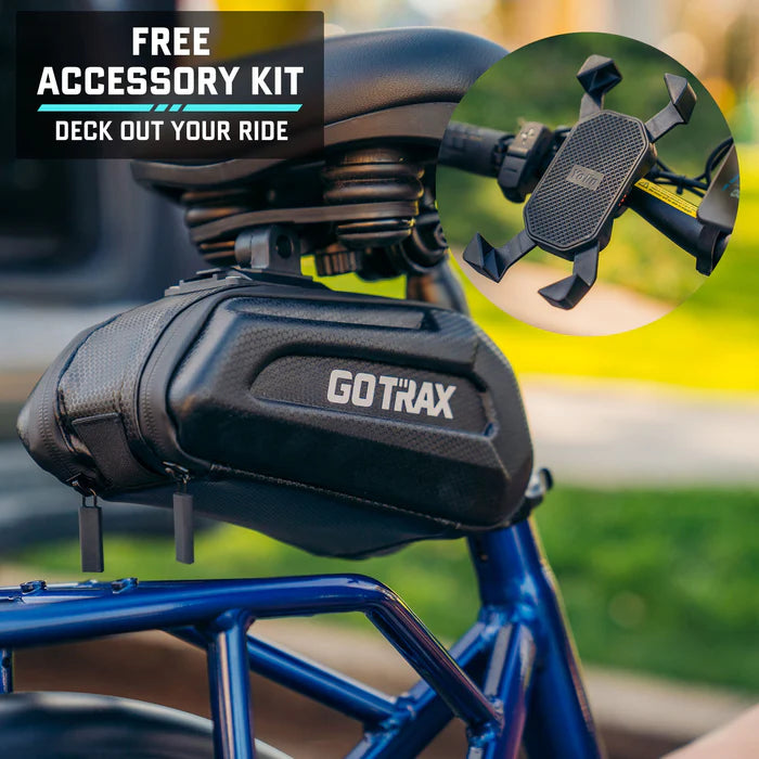 GOTRAX F2 Folding Electric Bike for Adults, 500W/48V 10.4Ah/20mph/20" x 3" Fat Tire E-Mountain Bike with LCD Display UL2849