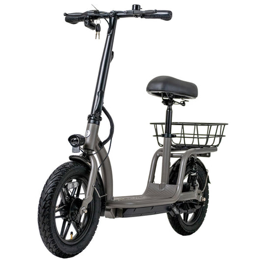 GoTrax FLEX VOYAGER E-Scooter w/16mi Range & 15.5mph Max Speed - Gray