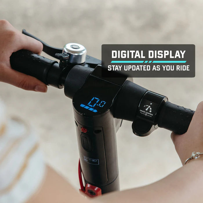 Gotrax GXL V2 Electric Scooter, 8.5" Solid Tire, Max 12 Mile and 15.5Mph Speed Power by 250W Motor, Lightweight 25.95lb, Cruise Control Aluminum Alloy Frame Foldable Commuting Escooter for Adults 13+