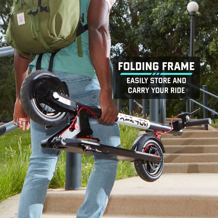 Gotrax GXL V2 Electric Scooter, 8.5" Solid Tire, Max 12 Mile and 15.5Mph Speed Power by 250W Motor, Lightweight 25.95lb, Cruise Control Aluminum Alloy Frame Foldable Commuting Escooter for Adults 13+